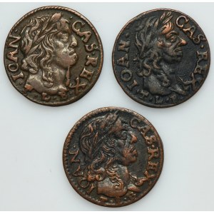 Set, John II Casimir, Schillings (3 pcs.)