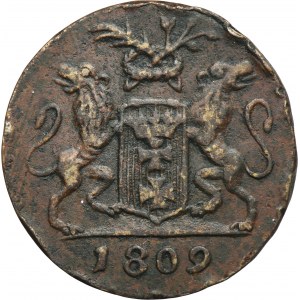 Free City of Danzig, Groschen 1809 M
