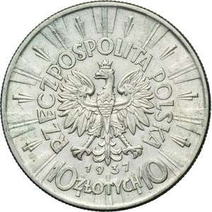 Piłsudski, 10 złotych 1937