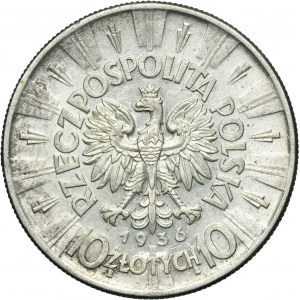 Piłsudski, 10 złotych 1936