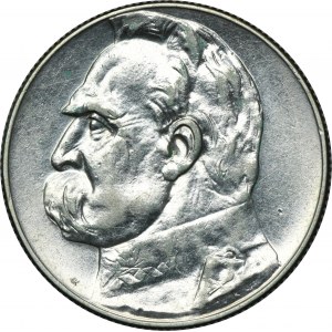Piłsudski, 5 złotych 1938