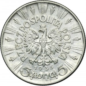 Piłsudski, 5 złotych 1935