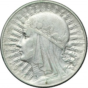Głowa Kobiety, 10 złotych Warszawa 1932