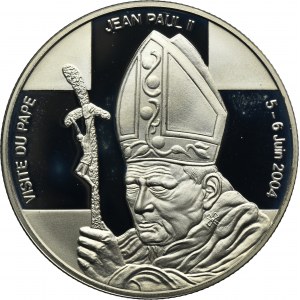 Democratic Republic of the Congo, 5 Francs 2004 Visit of Pope