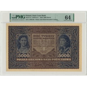 5.000 marek 1920 - III Serja A - PMG 64