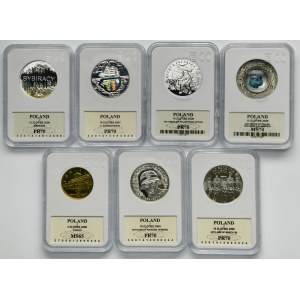 Zestaw, 10 złotych 2004-2008 (7 szt.)