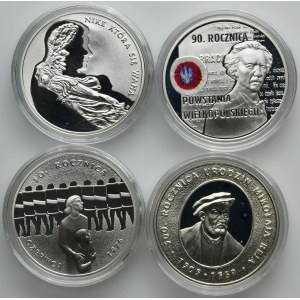 Zestaw, 10 złotych 2005-2008 (4 szt.)
