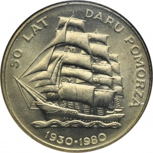 20 złotych 1980 50 lat Daru Pomorza - GCN MS65
