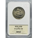 20 złotych 1980 50 lat Daru Pomorza - GCN MS65