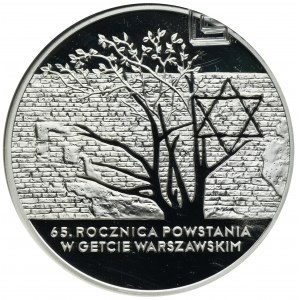 20 złotych 2008 65. Rocznica Powstania w Getcie Warszawskim - GCN PR70