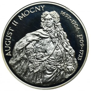 10 złotych 2005 August II Mocny, półpostać - GCN PR70