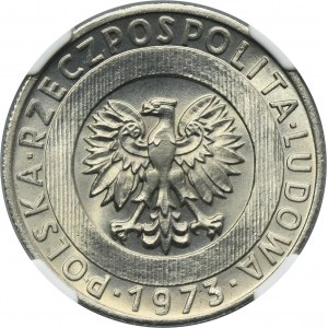 20 złotych 1973 Wieżowiec i kłosy - NGC MS66