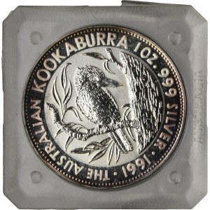Australia, Elizabeth II, 5 Dollar Perth 1991 - Kookaburra