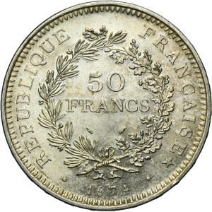 France, Fifth Republic, 50 Francs Pessac 1974 - Hercules
