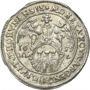 John II Casimir, 1/4 Thaler Thorn 1659 HDL - VERY RARE, ex. Potocki