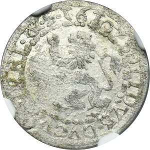 Duchy of Courland, Friedrich and Wilhelm Kettler, Schilling Mitau 1607 - NGC MS63 - RARE