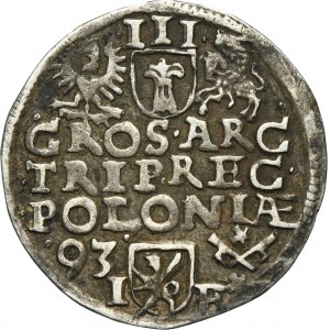 Sigismund III Vasa, 3 Groschen Posen 1593