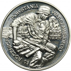 100.000 złotych 1994 50. rocznica Powstania Warszawskiego