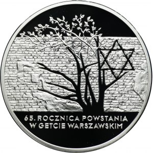 20 złotych 2008 65. Rocznica Powstania w Getcie Warszawskim