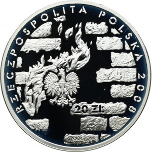 20 złotych 2008 65. Rocznica Powstania w Getcie Warszawskim