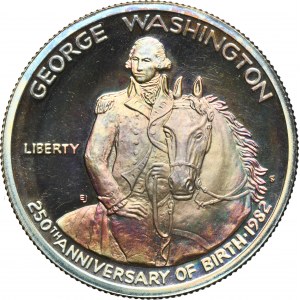 USA, 1/2 Dollar San Francisco 1982 S - 250th Anniversary of the birth of George Washington