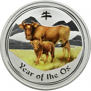 Australia, Elizabeth II, 1 Dollar Perth 2009 P - Year of the Ox
