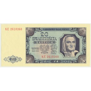 20 złotych 1948 - KE -