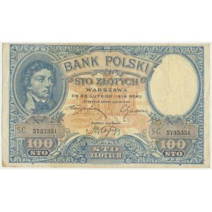 100 złotych 1919 - S.C. -