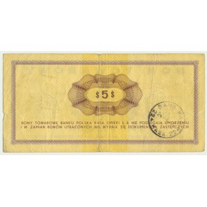 Pewex, 5 dolarów 1969 - FE -