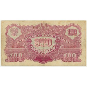 100 złotych 1944 ...owym - TA -