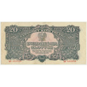20 złotych 1944 ...owe - KO -