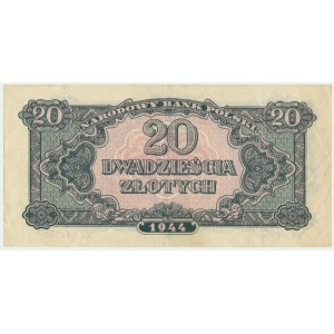20 złotych 1944 ...owe - KO -