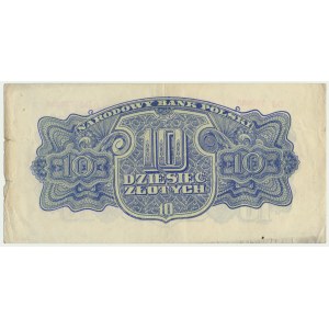 10 złotych 1944 ...owe - Dd - rzadka odmiana
