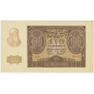 100 złotych 1940 - ZWZ - B -