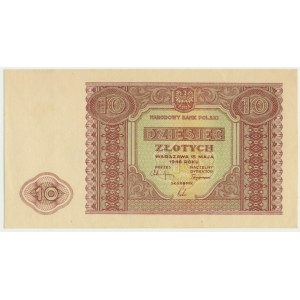 10 złotych 1946 - papier kremowy