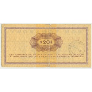 Pewex, 20 dolarów 1969 - GH -