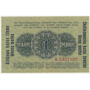 Kowno, 1 Mark 1918 - A -