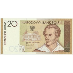 20 złotych 2009 - Juliusz Słowacki -