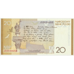 20 złotych 2009 - Juliusz Słowacki -