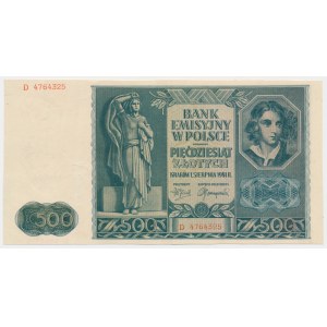50 złotych 1941 PRZERÓBKA na 500 zł 1961