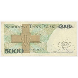 50 złotych 1988 PRZERÓBKA na 5.000 zł 1988
