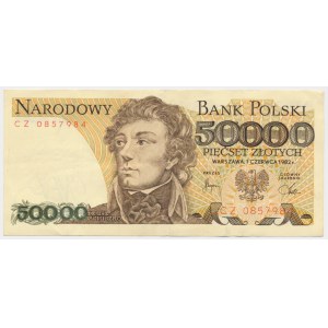 500 złotych 1982 PRZERÓBKA na 50.000 zł 1982