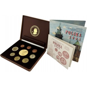 Set, Prototype Collection of Polish Euro Coins 2004 (17 pcs.)