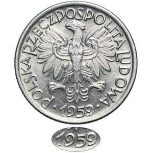 2 złote 1959 Jagody - NAJRZADSZY ROCZNIK