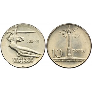 Zestaw, 10 złotych 1965 (2 szt.)