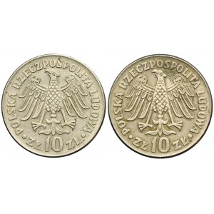 Zestaw, 10 złotych 1964 Kazimierz Wielki (2 szt.)