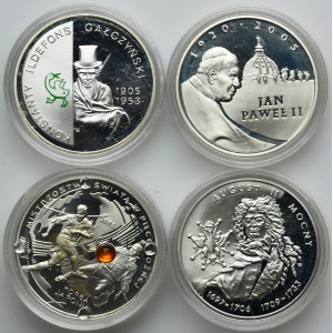 Zestaw, 10 złotych 2002-2005 (4 szt.)