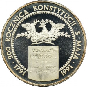 200.000 złotych 1991 200. rocznica Konstytucji 3 Maja