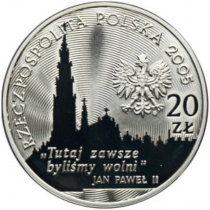 20 złotych 2005 350-lecie Obrony Jasnej Góry