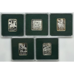 Zestaw, 10 złotych 2006-2010 (5 szt.)
